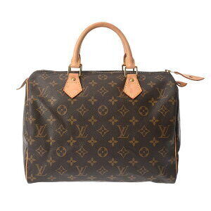 Louis Vuitton Monogram Speedy Marron Canvas Handbag